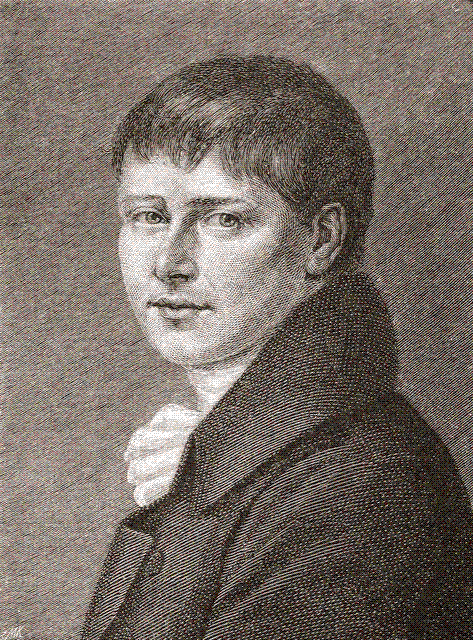 Portrait miniature of the German writer Heinrich von Kleist